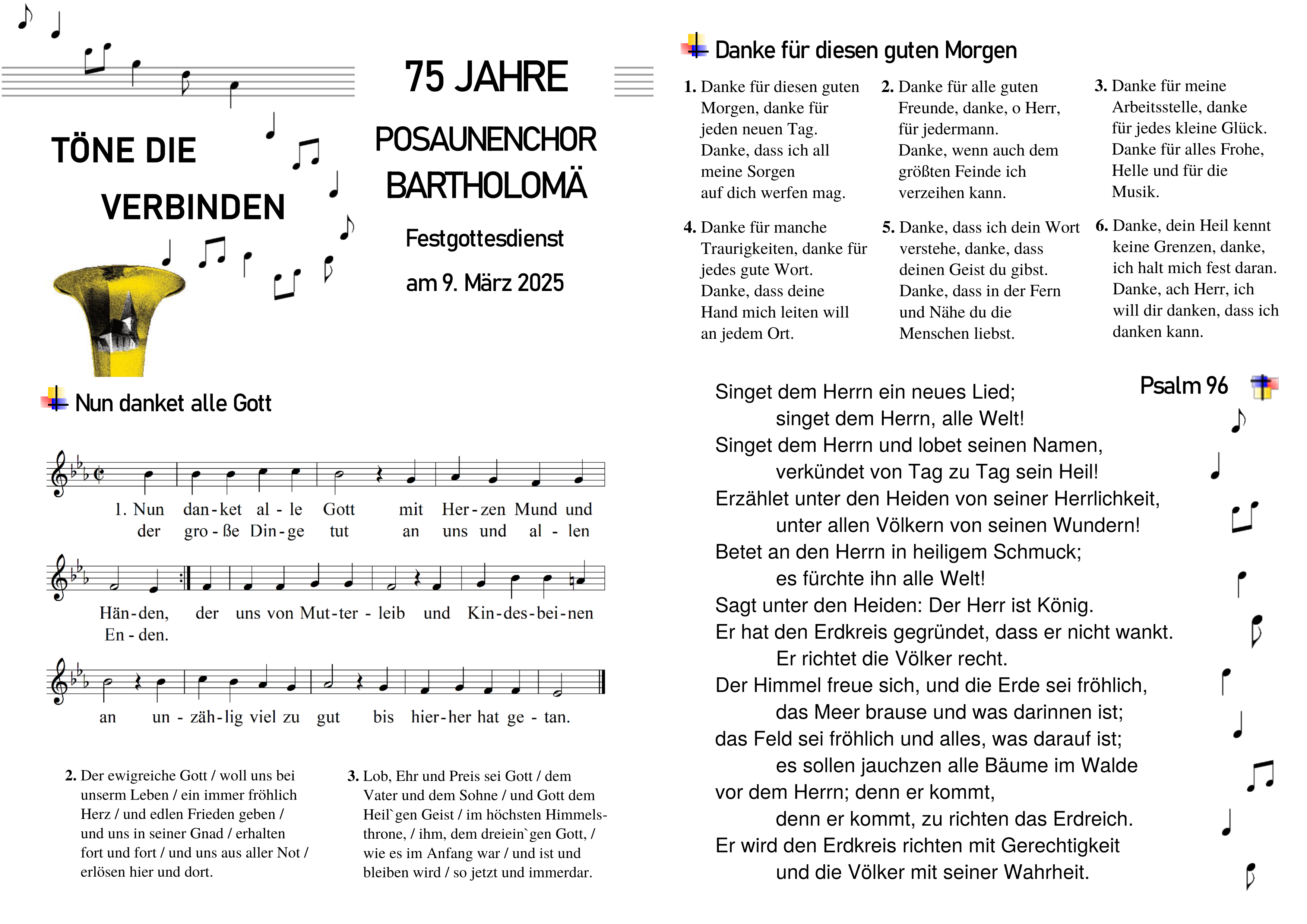 Liedblatt Teil 1+2
